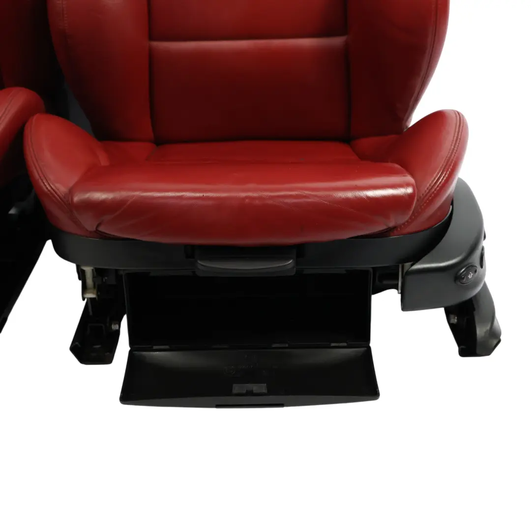 BMW E46 M3 Coupe Vorne Hinten Sportsitze Beheizt Memory Sofa Leder Imolarot - SKU E46-M3-SET-SEATS-SPORT-LEATHER - Teilenummer E46-M3-SET-SEATS-SPORT-LEATHER