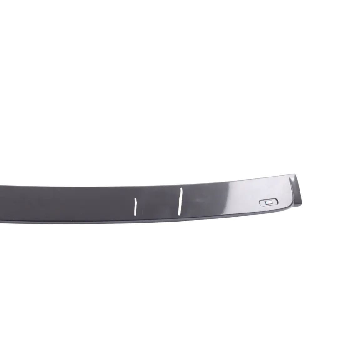 BMW E90 AC Style Roof Window Spoiler M Sport Wing Black Sapphire Metallic - 475 - SKU E90-AC-SPOILER-BS - Part number E90-AC-SPOILER-BS