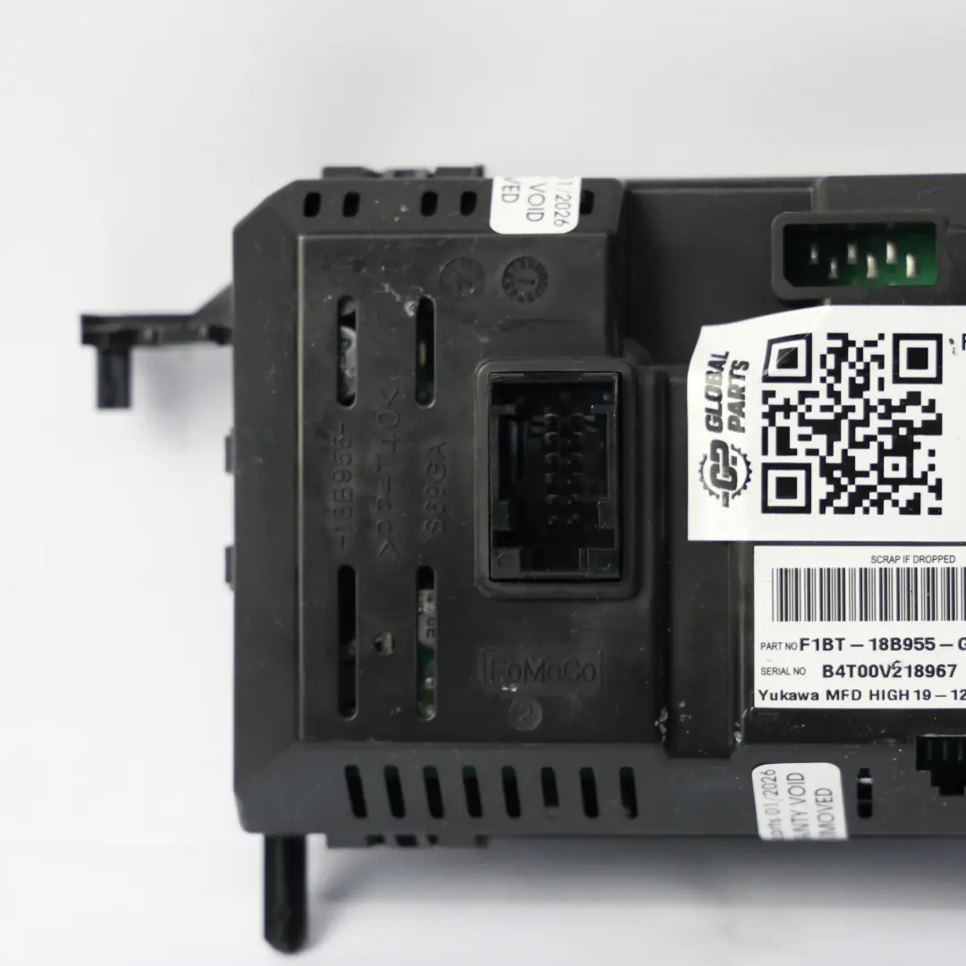 MMI Radio Stereo CD Player Display Screen to Ford Fiesta Mk7 with Part number F1BT-18B955-GA Ford Fiesta Mk7 MMI Radio Stereo CD Player Display Screen - SKU F1BT-18B955-GA - Part number F1BT-18B955-GA