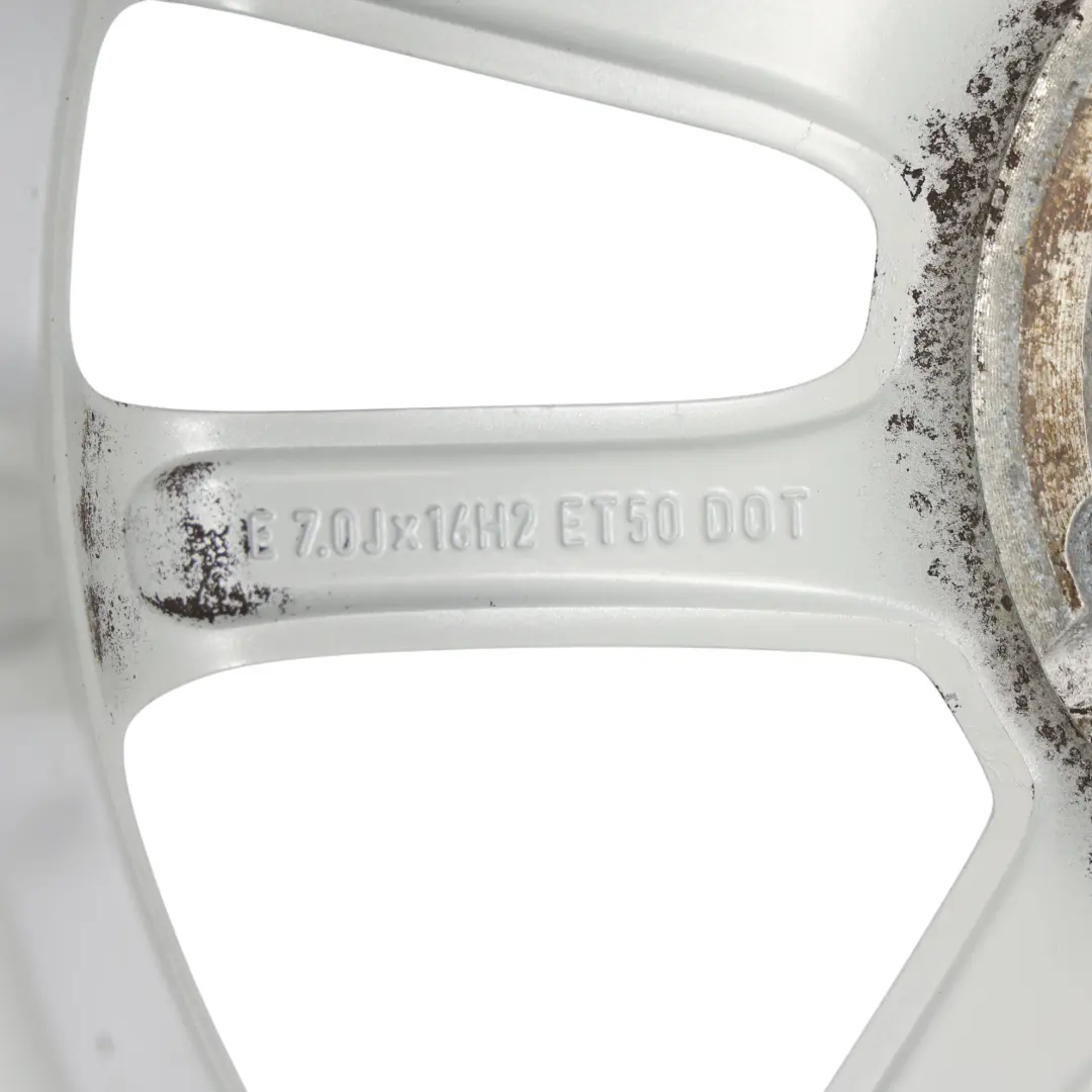 Ford Focus Mk3 Wheel Rim Alloy Silver 16" 7J ET:50 5 Double Spoke - SKU F1EC-1007-A1A-2 - Part number F1EC-1007-A1A