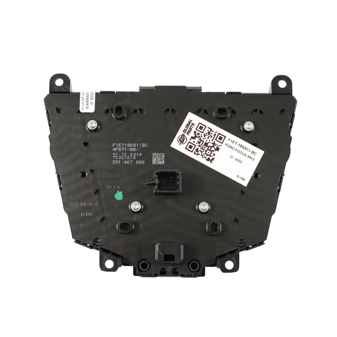 Ford Focus Mk3 Panneau Commande Radio Avec Feux De Détresse - SKU F1ET-18K811-BC - Numéro de pièce F1ET-18K811-BC