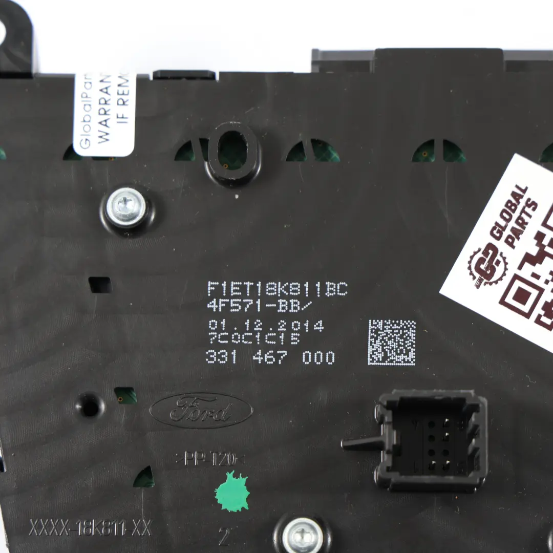 Ford Focus Mk3 Radio Control Switch Button Panel Hazard Light - SKU F1ET-18K811-BC - Part number F1ET-18K811-BC