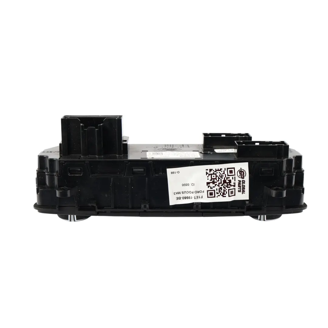 Ford Focus MK3 Armaturenbrett Heizung Klima Control Panel Schalter A/C - SKU F1ET-19980-BE - Teilenummer F1ET-19980-BE