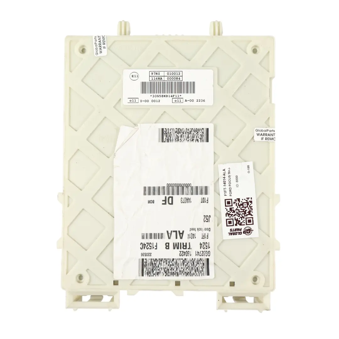 Ford Focus Mk3 BCM Body Control Module Fuse Box F1DT-14A073-DF - SKU F1FT-14014-ALA - Part number F1FT-14014-ALA