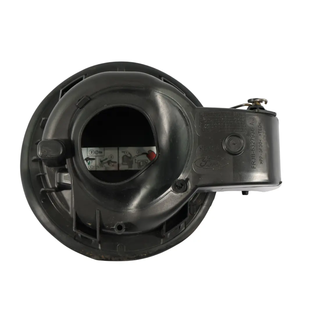 Ford Mustang GT Mk6 Carcasa Tapa Llenado Depósito Combustible - SKU FR3B-6327936-AJ - Número de pieza FR3B-6327936-AJ