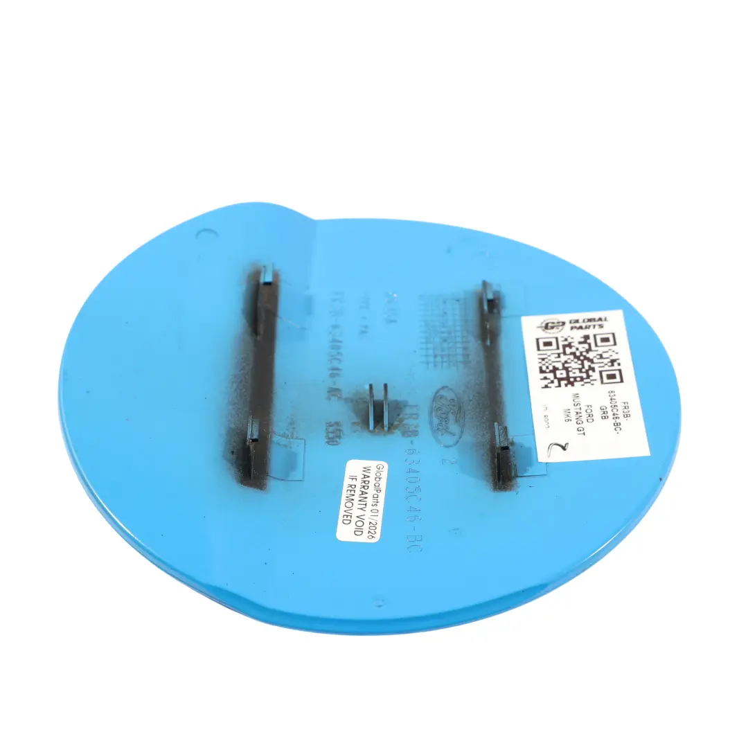 Ford Mustang GT Mk6 Tankdeckelabdeckung Grabber Blau - CI - SKU FR3B-63405C46-BC-GRB - Teilenummer FR3B-63405C46-BC