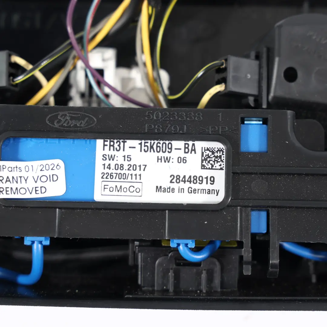 Ford Mustang MK6 Front Interior Roof Light Lamp Panel Black - SKU FR3T-15K609-BA - Part number FR3T-15K609-BA