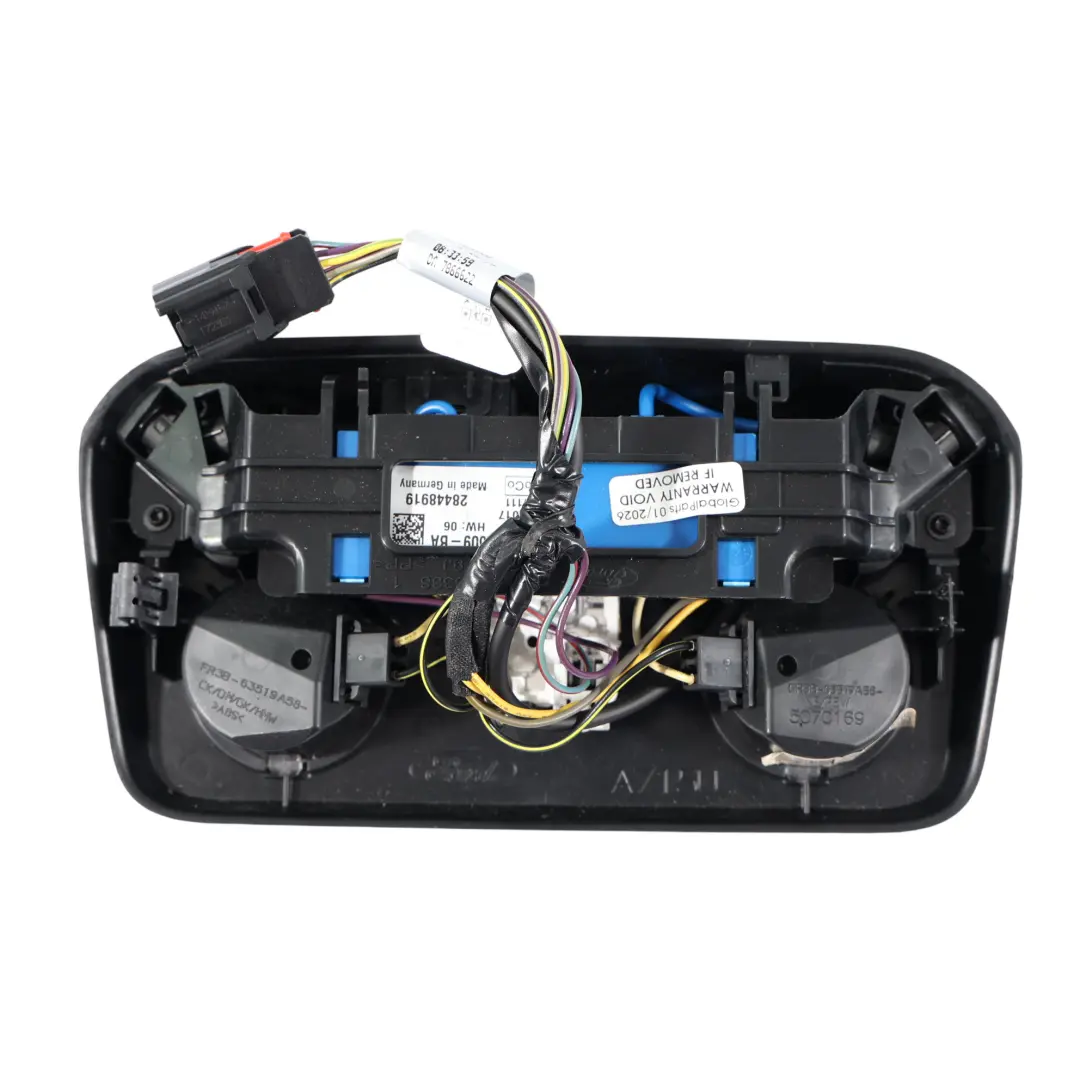 MK6 Front Interior Roof Light Lamp Panel Black to Ford Mustang with Part number FR3T-15K609-BA Ford Mustang MK6 Front Interior Roof Light Lamp Panel Black - SKU FR3T-15K609-BA - Part number FR3T-15K609-BA