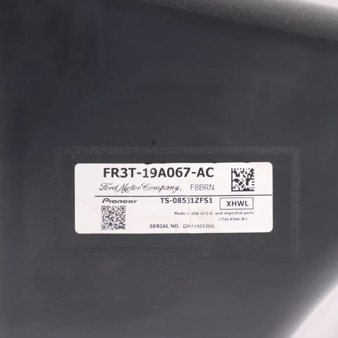 Ford Mustang VI Rear Audio Speaker Subwoofer Hifi System Woofer - SKU FR3T-19A067-AC - Part number FR3T-19A067-AC