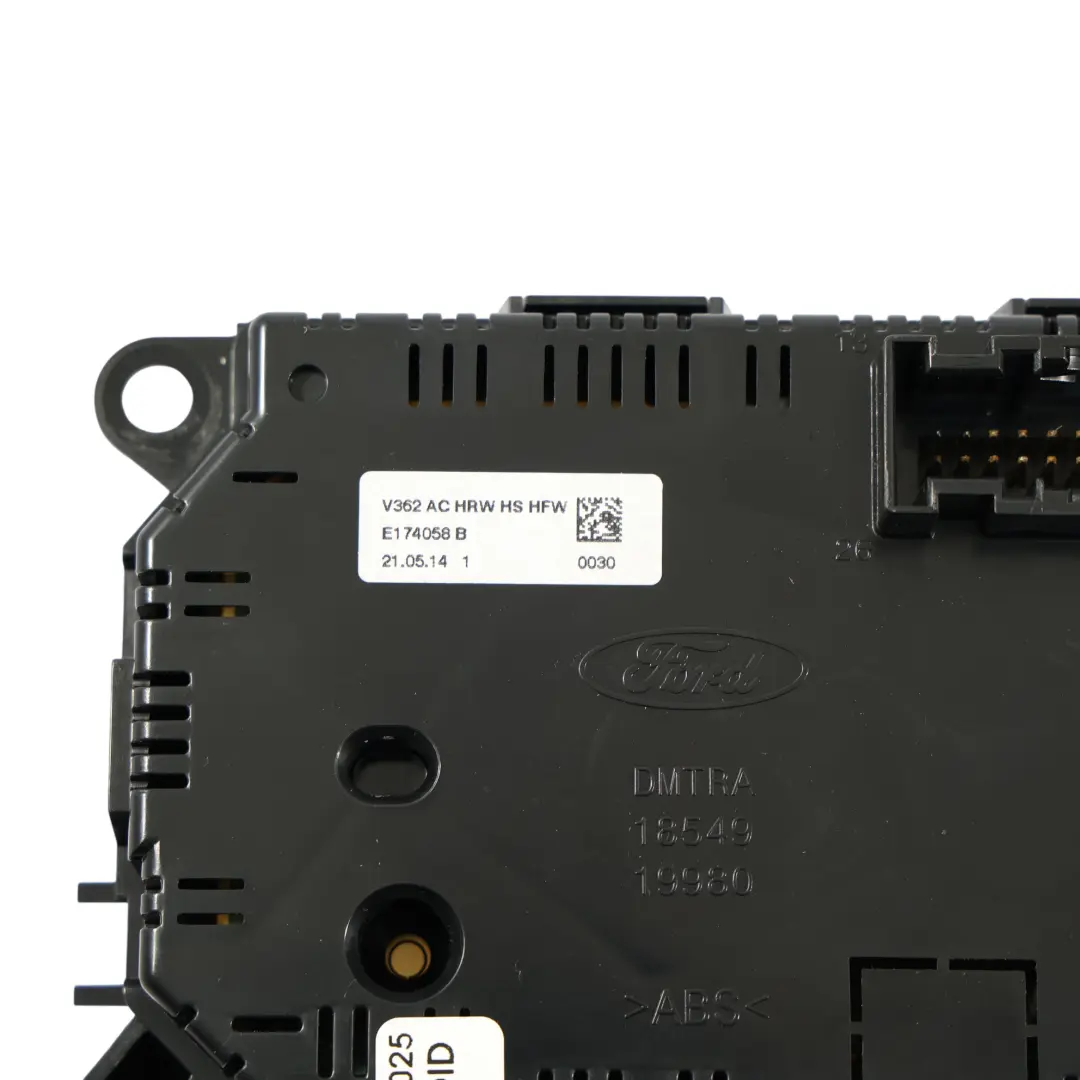 Ford Transit Custom Heater Control Unit Air Conditioning Panel - SKU KK2T-19980-MA - Part number KK2T-19980-MA