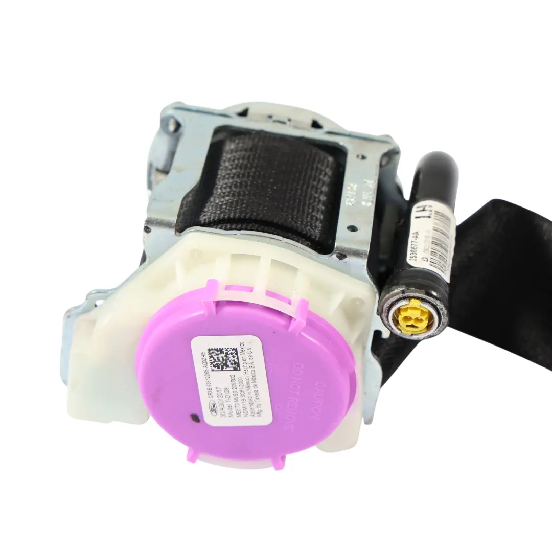 Ford Mustang GT Mk6 Sicherheitsgurt Schwarz Vorne Links - SKU GR3B-63612D65-A - Teilenummer GR3B-63612D65-A