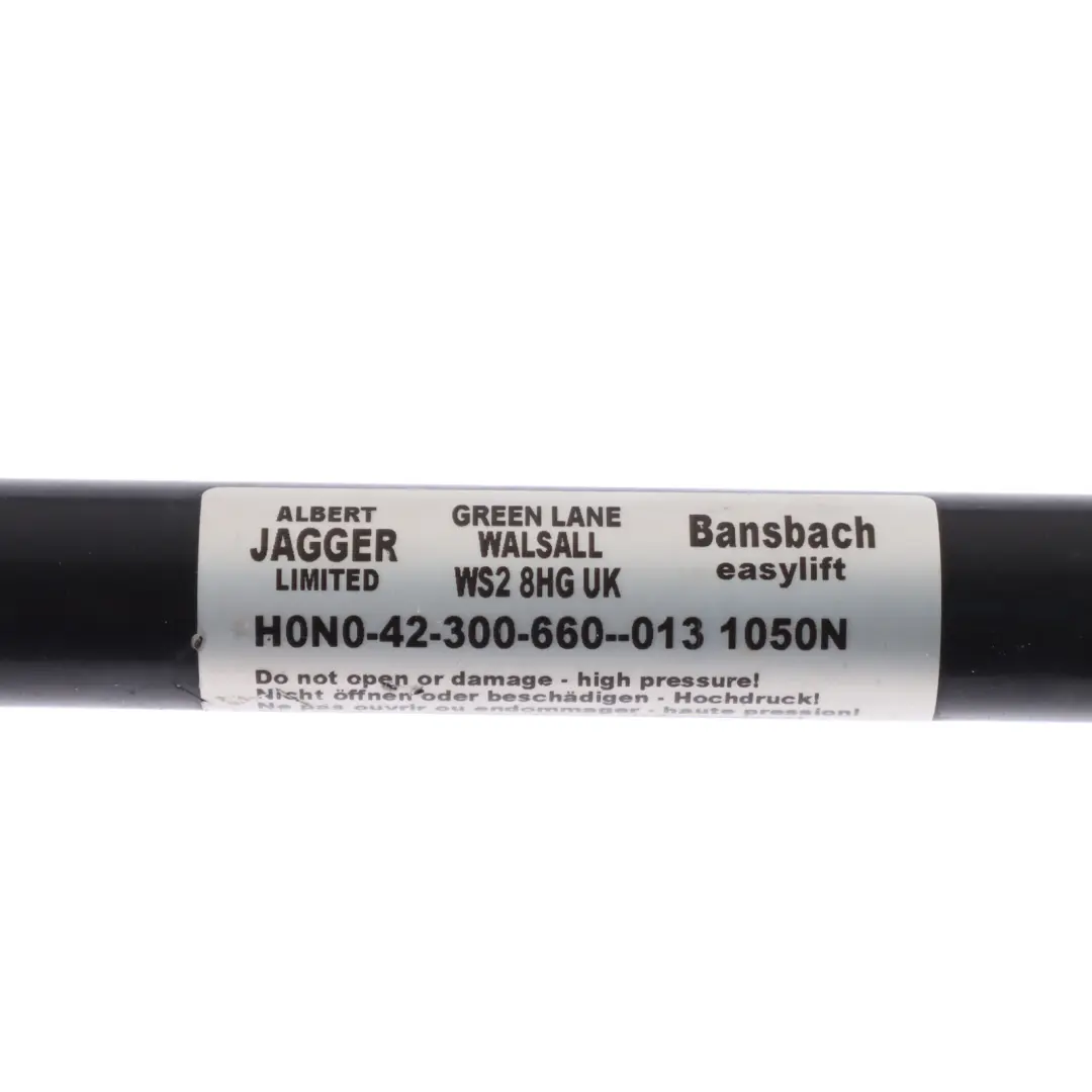  Jagger Bansbach Easylift Gas Spring Tension Strut 1050N - SKU H0N0-42-300-660-013 - Part number H0N0-42-300-660