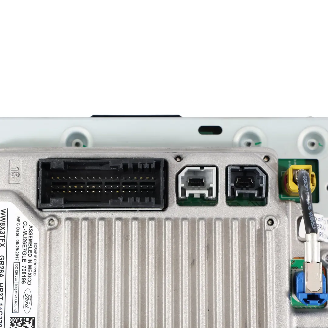 Ford Mustang GT Mk6 Navegador Satélite Multimedia Pantalla - SKU HR3T-14G370-KFA - Número de pieza HR3T-14G370-KFA