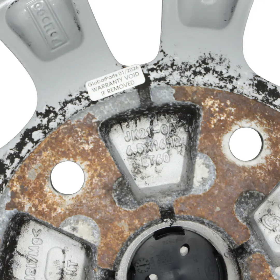 Cerchio In Lega Argento 16" 6.5J ET:60 per Ford Transit Custom con numero di parte JK21-GA Ford Transit Custom Cerchio In Lega Argento 16" 6.5J ET:60 - SKU JK21-GA-2 - Numero di parte JK21-GA