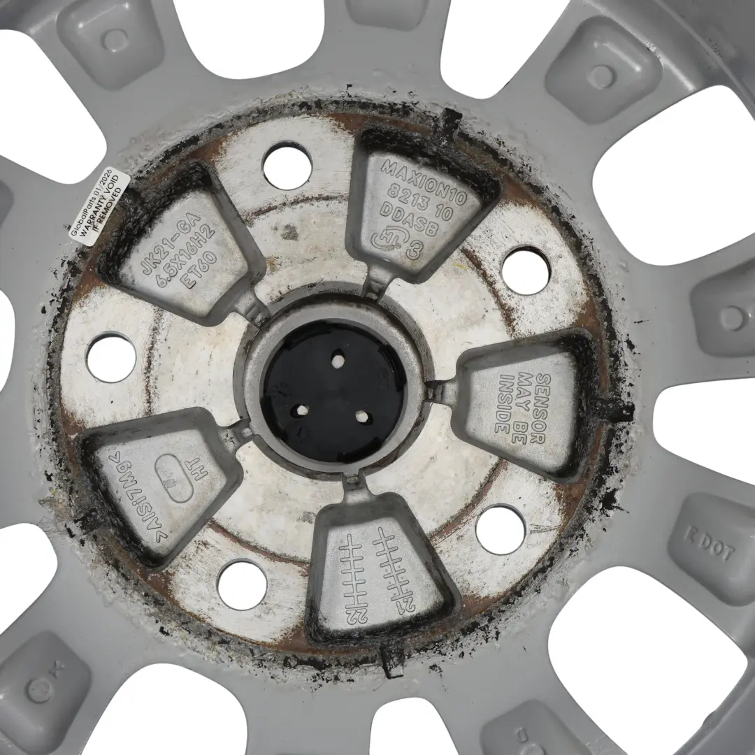 Ford Transit Custom Wheel Rim Alloy Silver 16" 6.5J ET:60 - SKU JK21-GA-4 - Part number JK21-GA