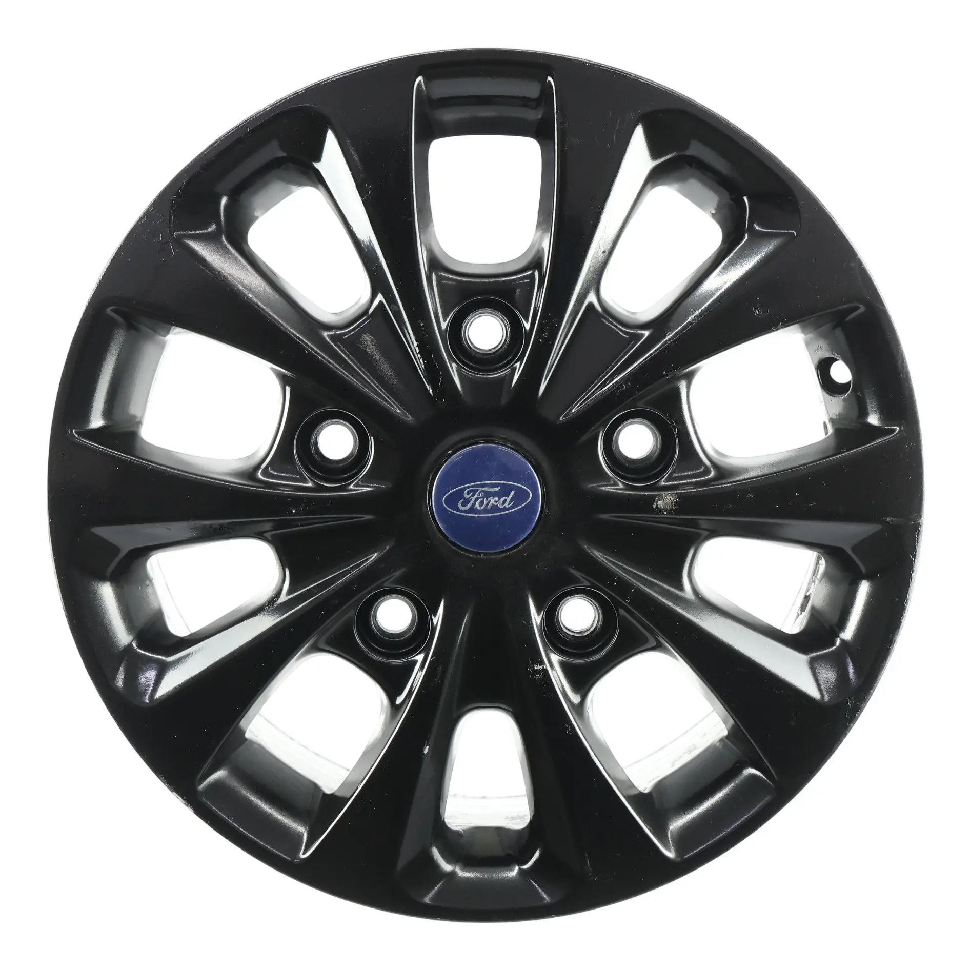 Ford Transit Custom Cerchio In Lega Nero 16" 6.5J ET:60 10 Razze JK21-GA