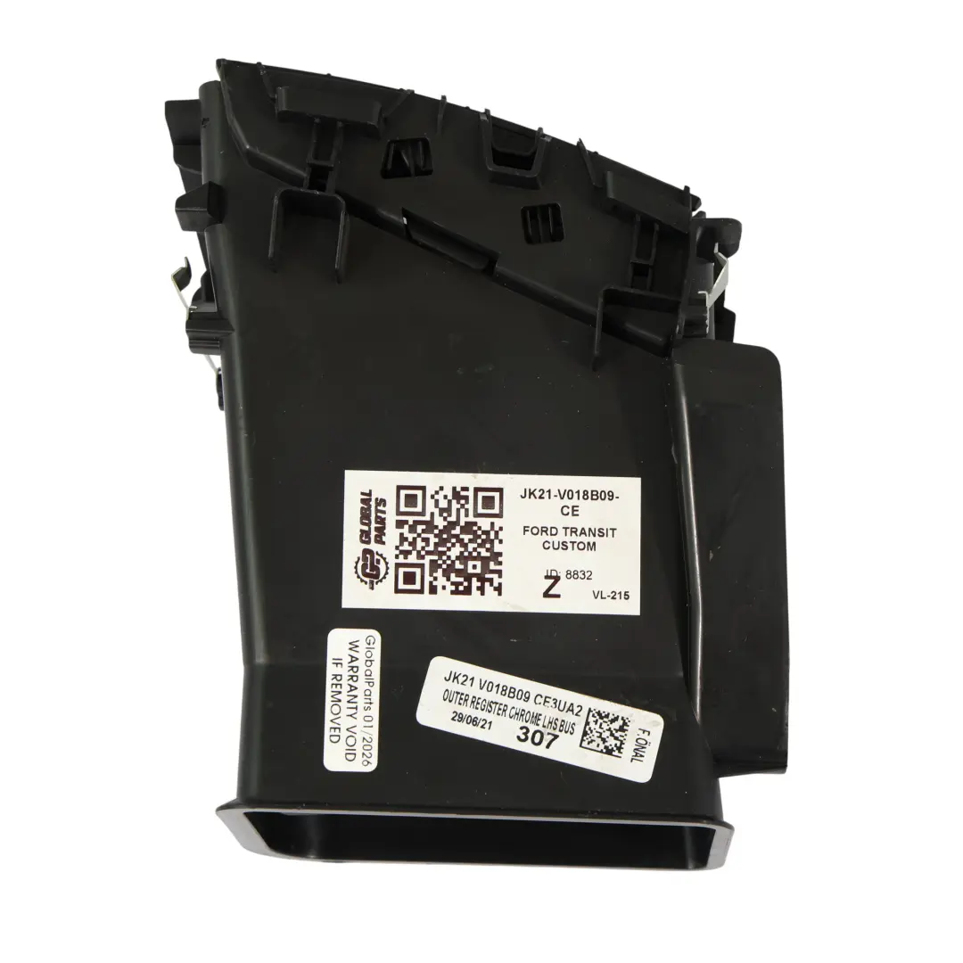 Ford Transit Custom Buse De Ventilation De Climatisation Gauche - SKU JK21-V018B09-CE - Numéro de pièce JK21-V018B09-CE