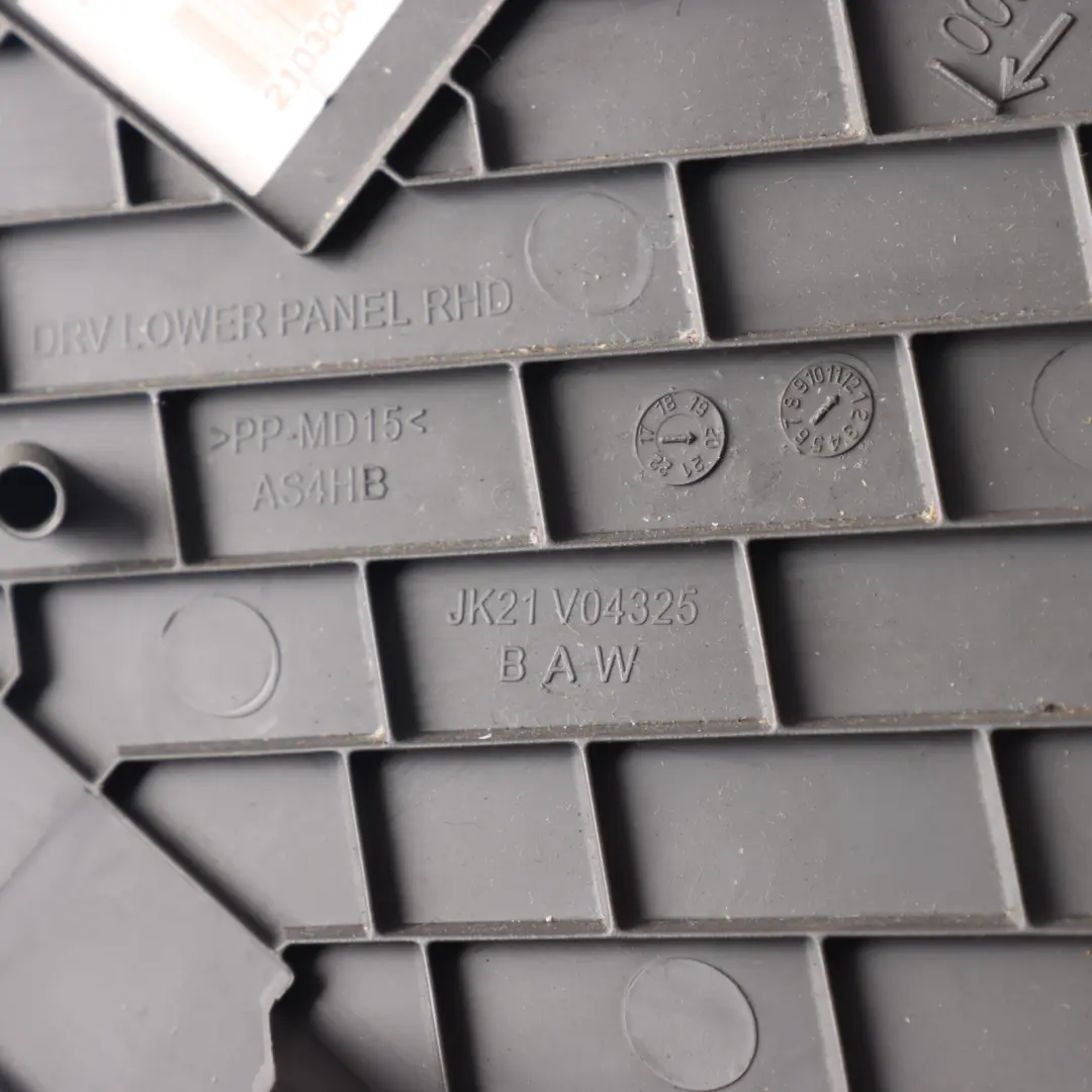 Ford Transit Custom Front Lower Knee Trim Cover Panel Right O/S - SKU RHD-JK21-V04325-BAW - Part number JK21-V04325-BAW