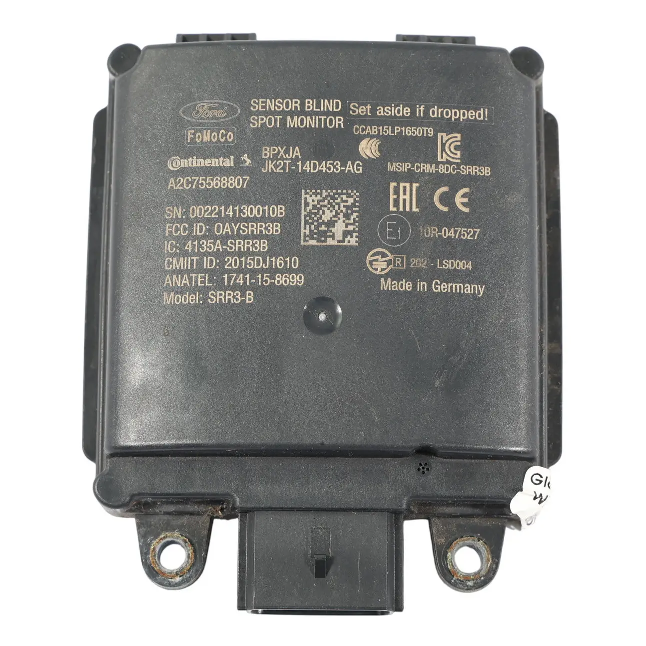 Ford Transit Custom Sensor De Ángulo Muerto Izquierdo Derecho JK2T-14D453-AG