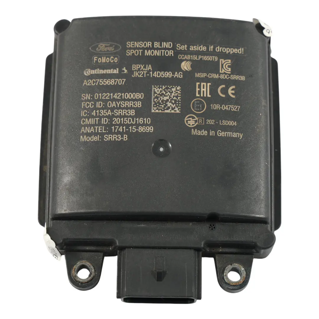 Ford Transit Custom Rear Blind Spot Radar Sensor - SKU JK2T-14D599-AG - Part number JK2T-14D599-AG