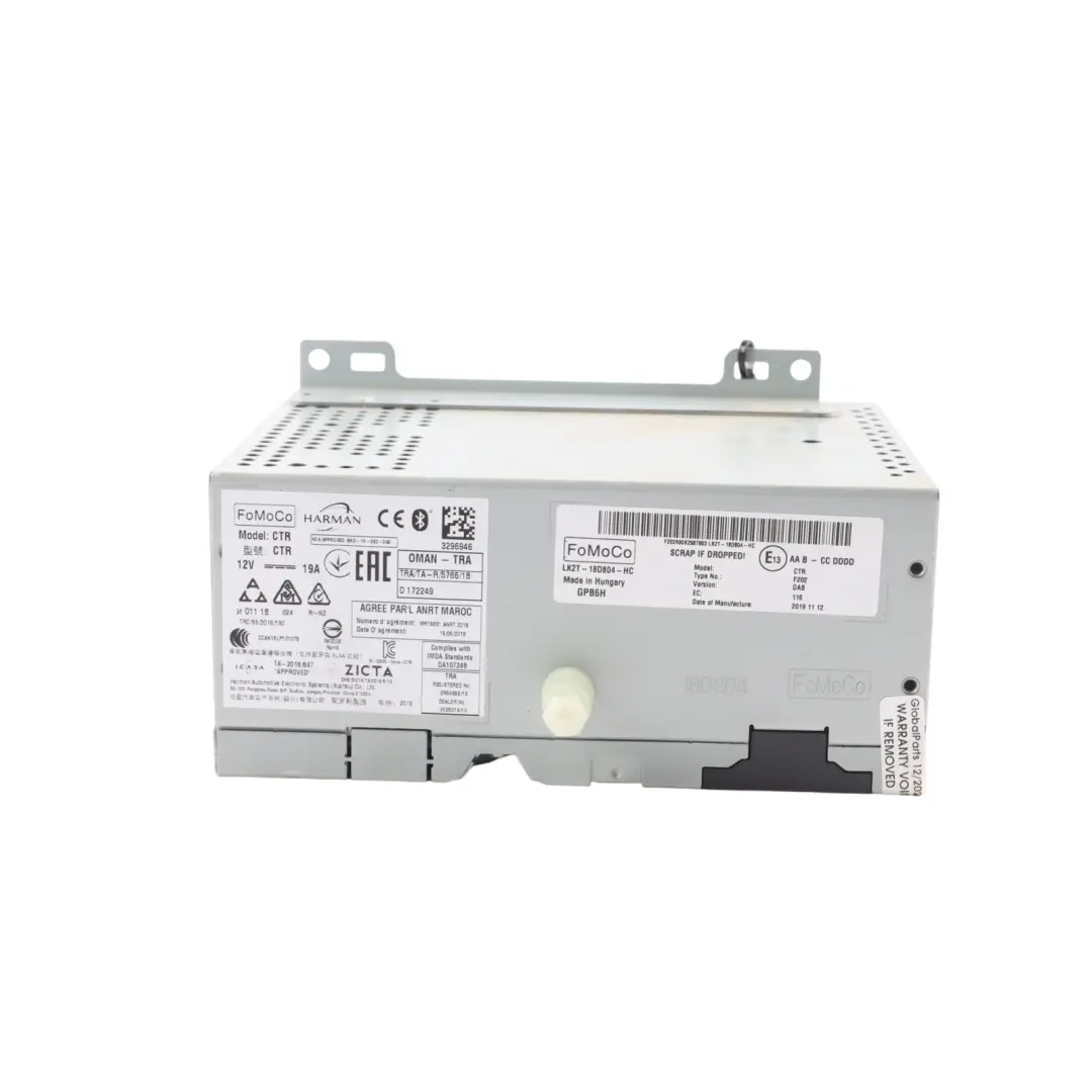 Ford Transit Custom Mk8 Stereo Player Radio Multimedia Head Unit - SKU LK2T-18D804-HC - Part number LK2T-18D804-HC