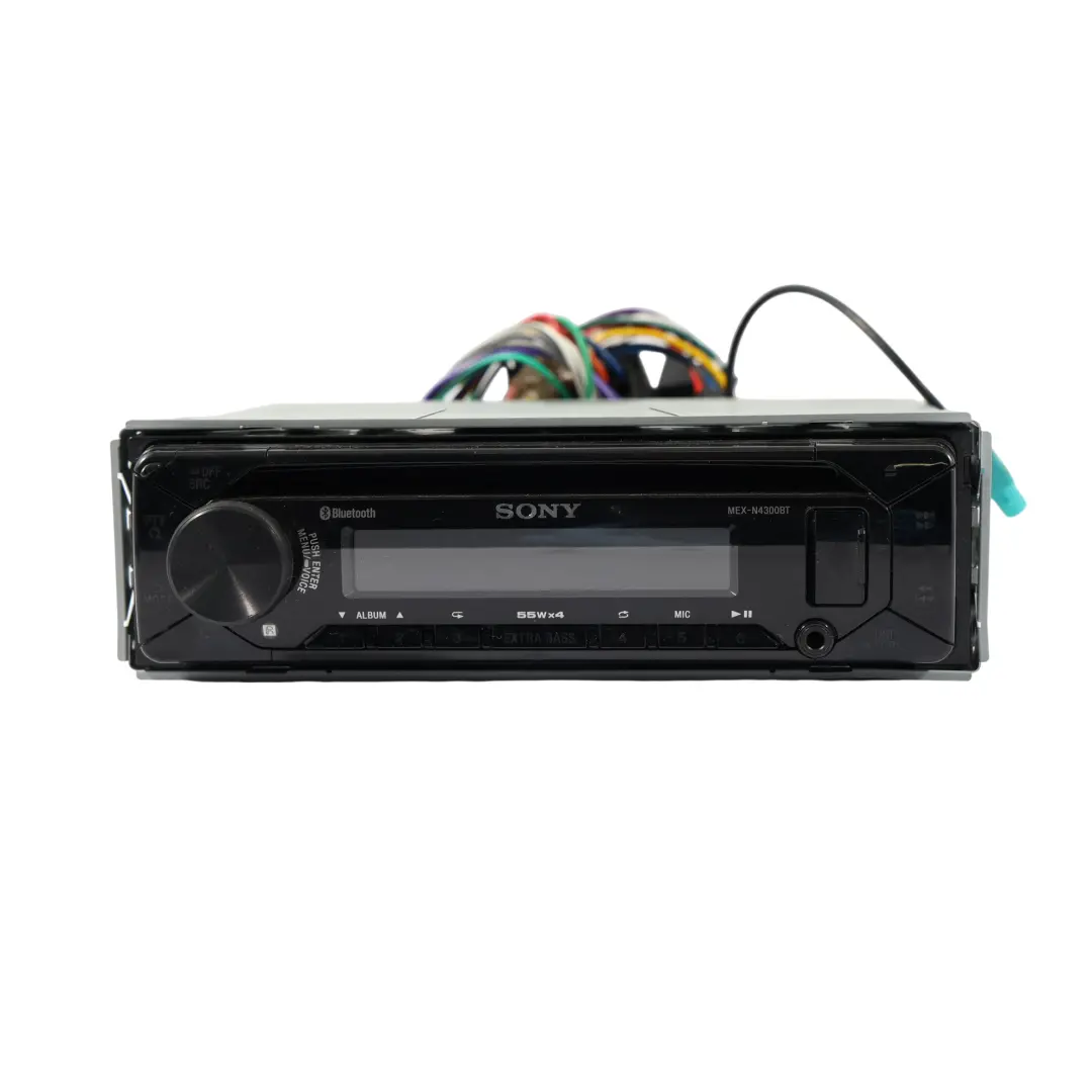  Genuine Sony Bluetooth USB Stereo Audio Player Head Unit - SKU MEX-N4300BT - Part number MEX-N4300BT