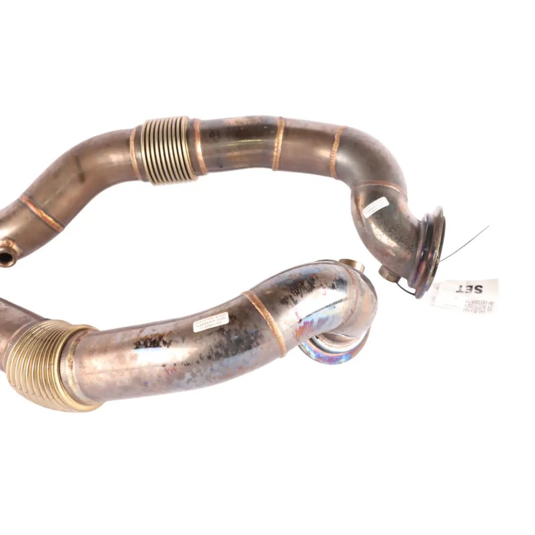Downpipe Set BMW E82 E88 E90 E92 135i 335i N54 Exhaust Catalytic Pipes to with Part number N54-DOWNPIPE Downpipe Set BMW E82 E88 E90 E92 135i 335i N54 Exhaust Catalytic Pipes - SKU N54-DOWNPIPE - Part number N54-DOWNPIPE