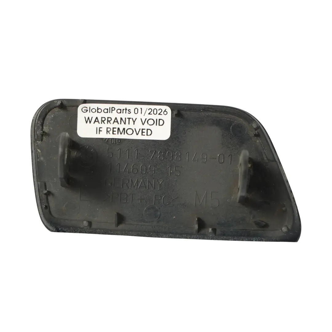 BMW E60 M5 Zaślepka Spryskiwacza Zderzaka Lewy Przód Carbonschwarz - 416 - SKU P0391988-CAR - Numer Części P0391988