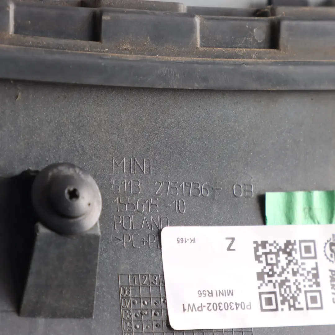 Hood Bonnet Scoop Air Inlet Cooper S Pepper White 850 0430302 to Mini R55 R56 R57 with Part number P0430302 Mini R55 R56 R57 Hood Bonnet Scoop Air Inlet Cooper S Pepper White 850 0430302 - SKU P0430302-PW1 - Part number P0430302