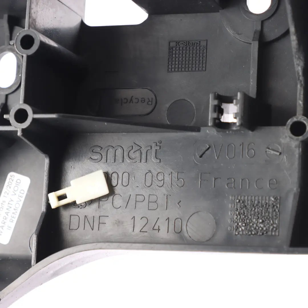 C450 Support De Garde-Boue Avant Gauche pour Smart Fortwo à propos du numéro de pièce Q0000915V016000000 Smart Fortwo C450 Support De Garde-Boue Avant Gauche - SKU Q0000915V016000000 - Numéro de pièce Q0000915V016000000