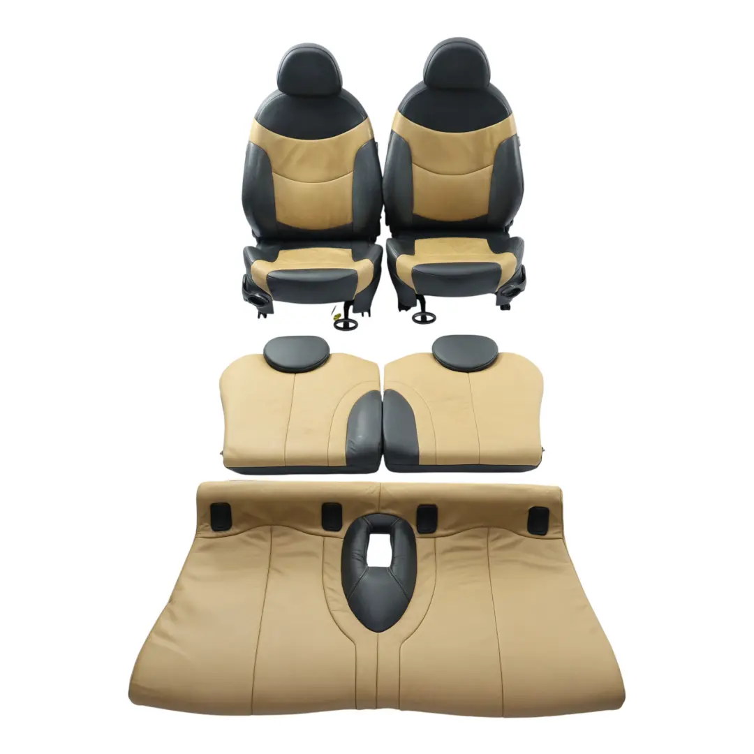Mini Cooper R53 Ensemble Sièges Sport Chauffants Cuir Souple Beige Cordoba - SKU R50-SEAT-SPORT-SET-LEATHER-SOFT-CORDOBA-BEIGE-T3CB - Numéro de pièce R50