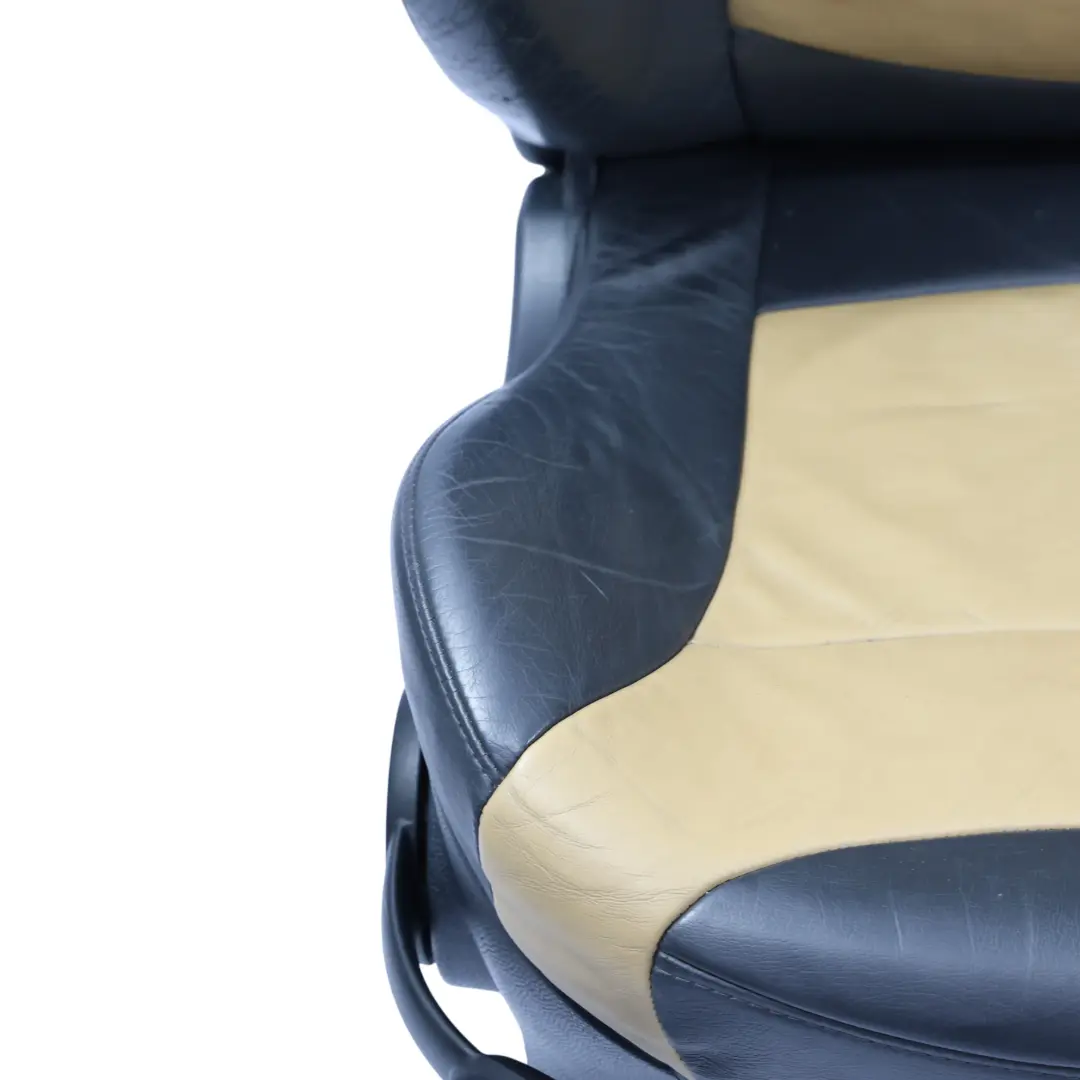 Seats Sport Leather Soft Cordoba Beige Interior Heated SET to Mini Cooper R53 with Part number R50 Mini Cooper R53 Seats Sport Leather Soft Cordoba Beige Interior Heated SET - SKU R50-SEAT-SPORT-SET-LEATHER-SOFT-CORDOBA-BEIGE-T3CB - Part number R50