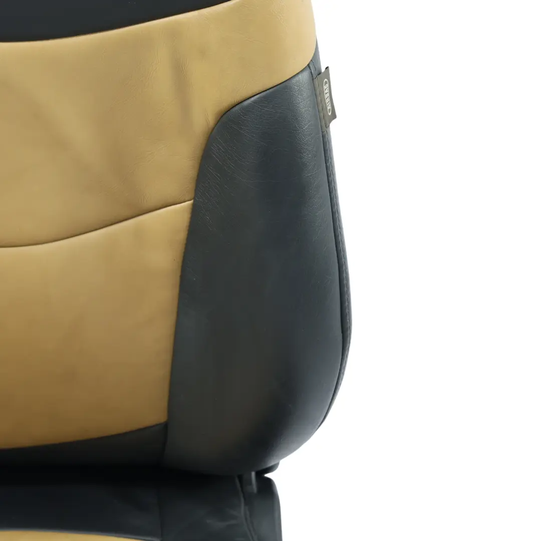 Mini Komplet Foteli Sport Grzane Skóra Cordoba Beż Przód Tył - SKU R50-SEAT-SPORT-SET-LEATHER-SOFT-CORDOBA-BEIGE-T3CB - Numer Części R50