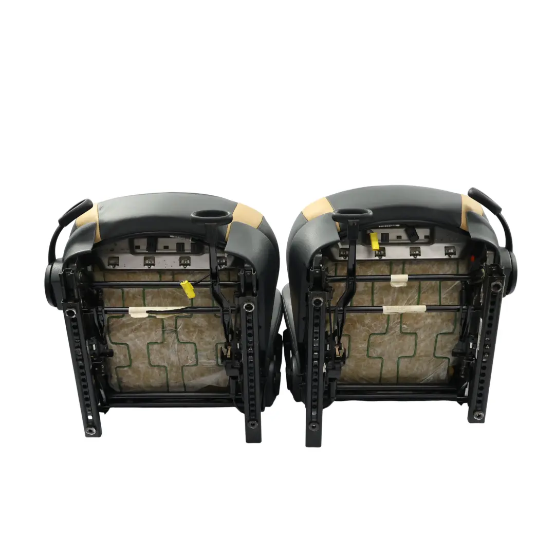 Mini Komplet Foteli Sport Grzane Skóra Cordoba Beż Przód Tył - SKU R50-SEAT-SPORT-SET-LEATHER-SOFT-CORDOBA-BEIGE-T3CB - Numer Części R50
