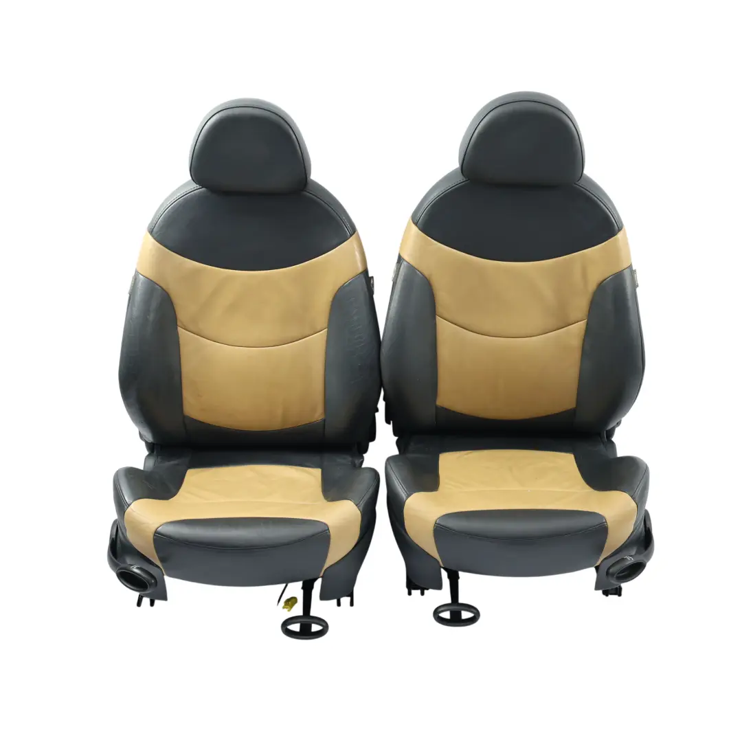 Mini Cooper R53 Ensemble Sièges Sport Chauffants Cuir Souple Beige Cordoba - SKU R50-SEAT-SPORT-SET-LEATHER-SOFT-CORDOBA-BEIGE-T3CB - Numéro de pièce R50