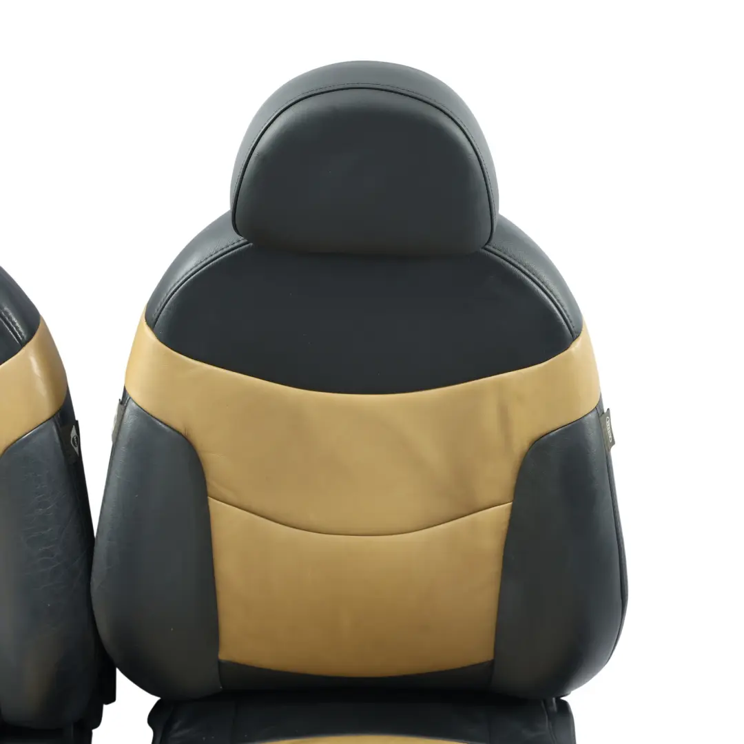 Asientos Sport Cuero Suave Beige Córdoba Calefactable SET para Mini Cooper R53 con número de pieza R50 Mini Cooper R53 Asientos Sport Cuero Suave Beige Córdoba Calefactable SET - SKU R50-SEAT-SPORT-SET-LEATHER-SOFT-CORDOBA-BEIGE-T3CB - Número de pieza R50