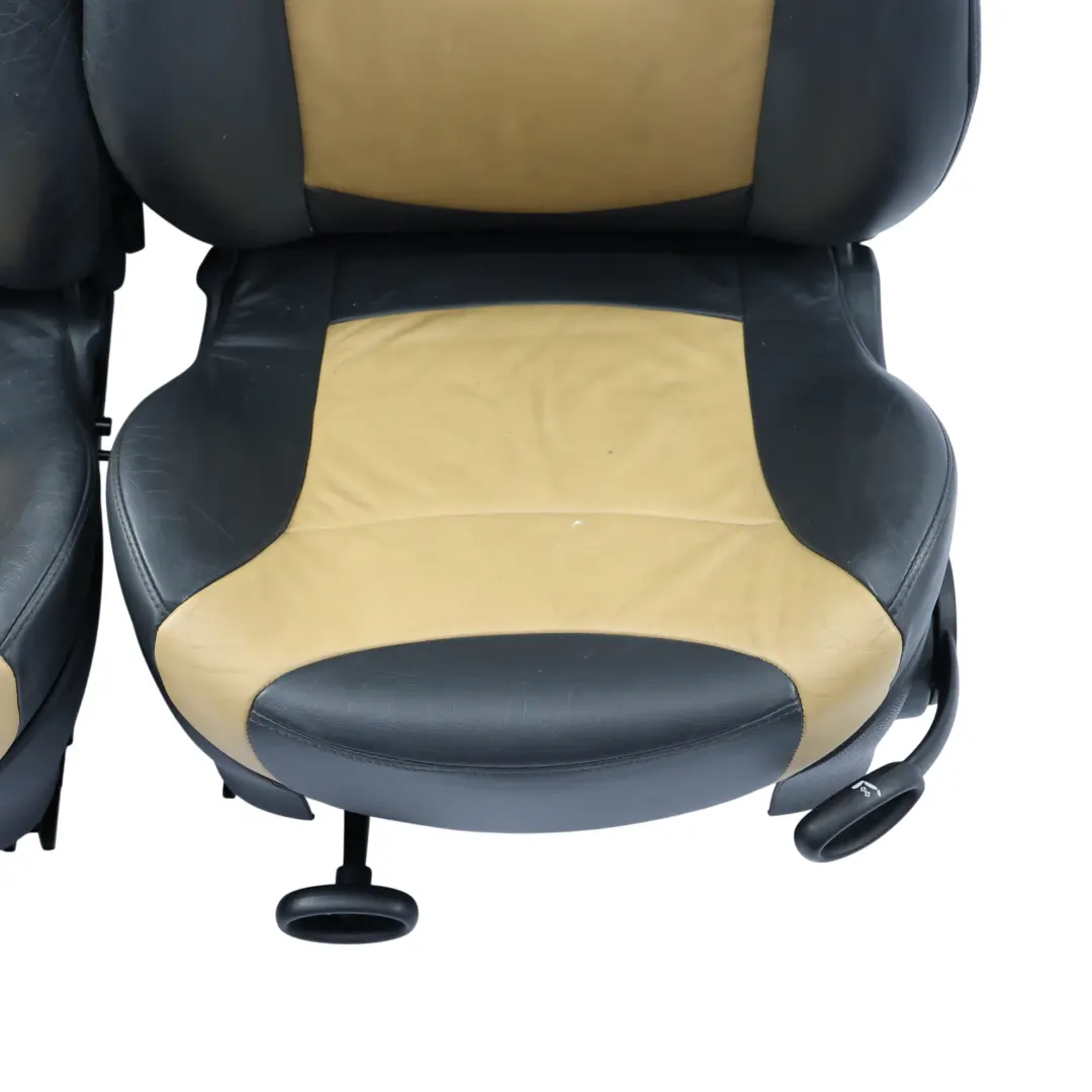 Sitze Sportleder Soft Cordoba Beige Stattung Heizung SET für Mini Cooper R53 mit Teilenummer R50 Mini Cooper R53 Sitze Sportleder Soft Cordoba Beige Stattung Heizung SET - SKU R50-SEAT-SPORT-SET-LEATHER-SOFT-CORDOBA-BEIGE-T3CB - Teilenummer R50