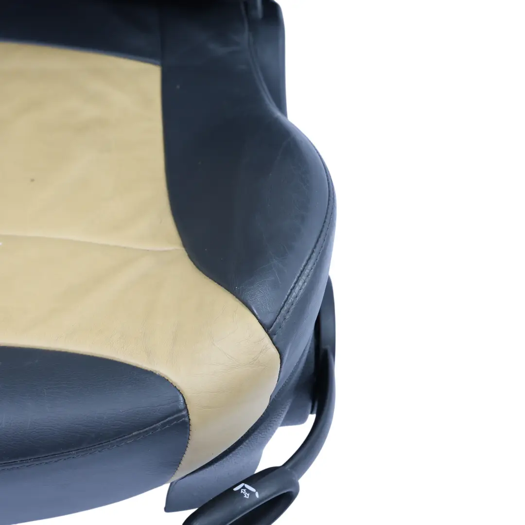 Mini Cooper R53 Seats Sport Leather Soft Cordoba Beige Interior Heated SET - SKU R50-SEAT-SPORT-SET-LEATHER-SOFT-CORDOBA-BEIGE-T3CB - Part number R50