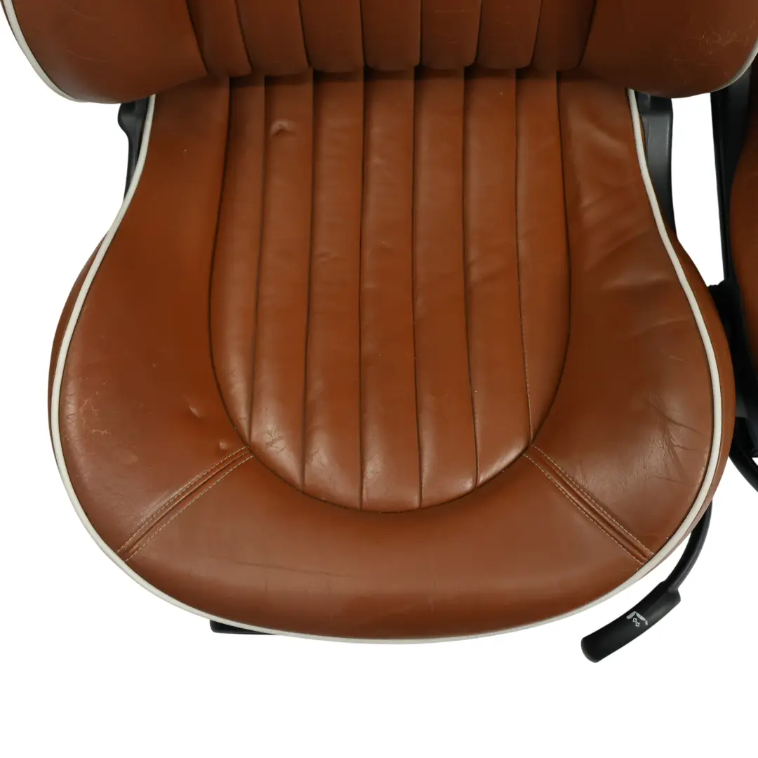 Mini Sport Chauffé Marron Malt Cuir Anglais Sièges Avant Arrière Trottoir - SKU R52-SPORT-LEATHER-SEATS-SET - Numéro de pièce R52