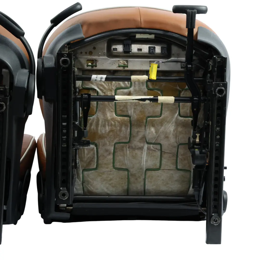 Mini Riscaldato Sport Marrone Pelle Sedili Anteriori Posteriori Marciapiede - SKU R52-SPORT-LEATHER-SEATS-SET - Numero di parte R52