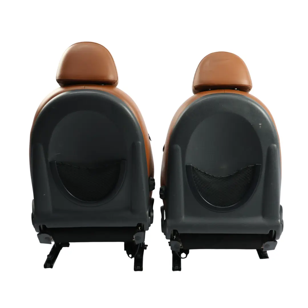 Mini Riscaldato Sport Marrone Pelle Sedili Anteriori Posteriori Marciapiede - SKU R52-SPORT-LEATHER-SEATS-SET - Numero di parte R52