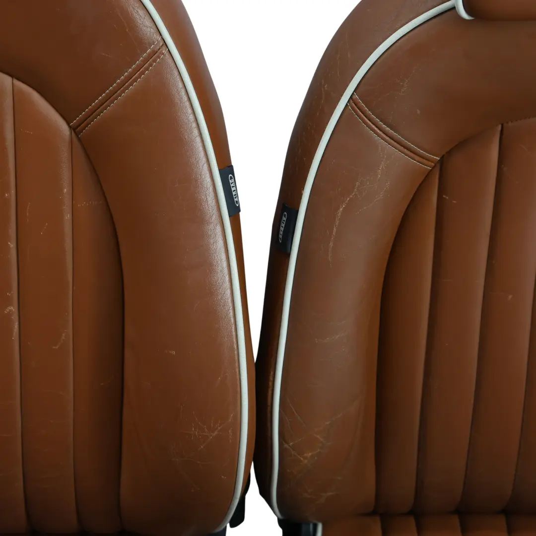 Mini Riscaldato Sport Marrone Pelle Sedili Anteriori Posteriori Marciapiede - SKU R52-SPORT-LEATHER-SEATS-SET - Numero di parte R52