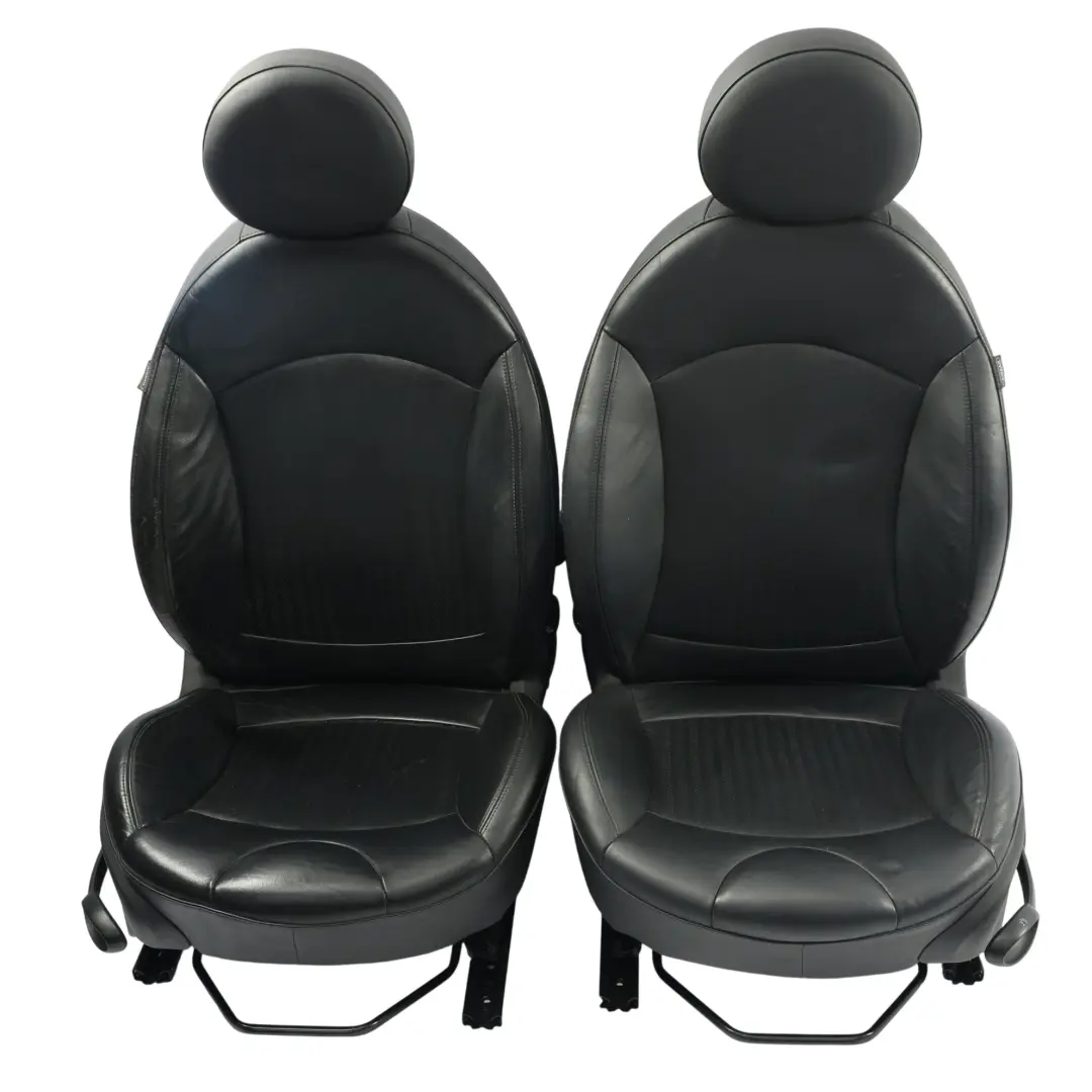 Vorne Hinten Sport Voll Schwarz Ledersitze Set für Mini Cooper One R56 mit Teilenummer R56-SEATS-SPORT-LEATHER-SET Mini Cooper One R56 Vorne Hinten Sport Voll Schwarz Ledersitze Set - SKU R56-SEATS-SPORT-LEATHER-SET-T8E1 - Teilenummer R56-SEATS-SPORT-LEATHER-SET