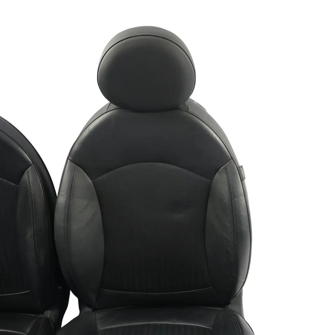 Mini Cooper One R56 Komplet Foteli Sport Przód Tył Czarne Skórzane - SKU R56-SEATS-SPORT-LEATHER-SET-T8E1 - Numer Części R56-SEATS-SPORT-LEATHER-SET