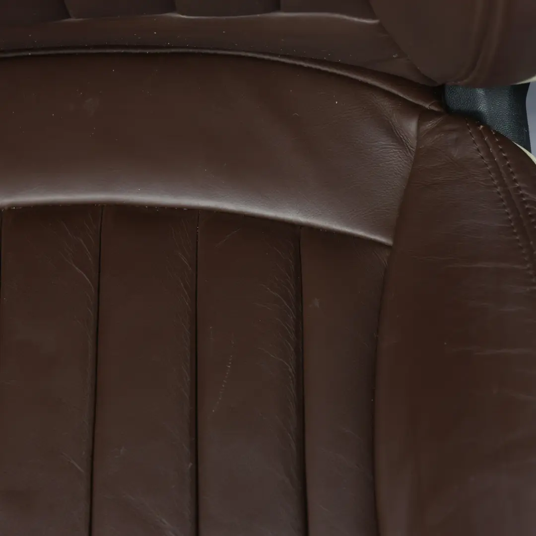 Mini R55 Clubman Leather Seats Sport Front Rear Hot Chocolate Lounge Interior - SKU R55-SEATS-HOT-CHOCOLATE - Part number R55-SEATS-HOT