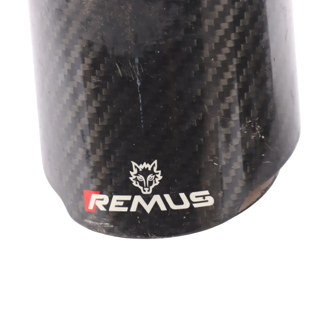 Remus Exhaust Tips Muffler Pipe Tip Black Carbon Set M140i to BMW F20 F21 with Part number REMUS-F21-M140I BMW F20 F21 Remus Exhaust Tips Muffler Pipe Tip Black Carbon Set M140i - SKU REMUS-F21-M140I - Part number REMUS-F21-M140I