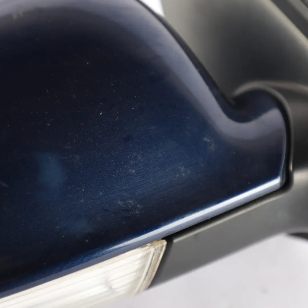 Volkswagen Golf Mk6 Electric Side View Wing Mirror Left N/S Tempest Blue-P5W - SKU RHD-1K2857508BP-TEB - Part number 1K2857508BP