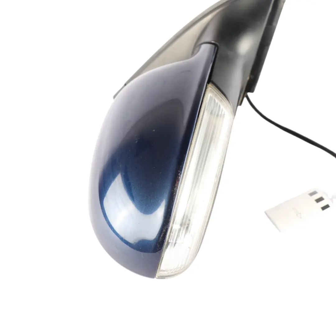 Volkswagen Golf Mk6 Electric Side View Wing Mirror Right O/S Tempest Blue-P5W - SKU RHD-1K2857508BP-TEB - Part number 1K2857508BP