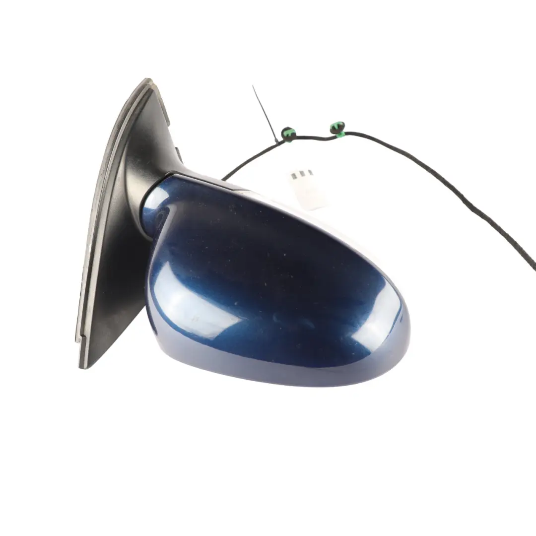 Volkswagen Golf Mk6 Electric Side View Wing Mirror Left N/S Tempest Blue-P5W - SKU RHD-1K2857508BP-TEB - Part number 1K2857508BP