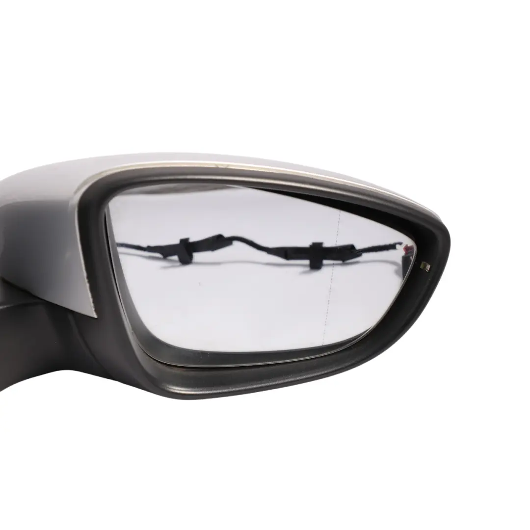 Volkswagen Scirocco Mk3 Wing Mirror Heated Door Right O/S Reflex Silver - A7W - SKU RHD-1K8857508P-RES - Part number 1K8857508P